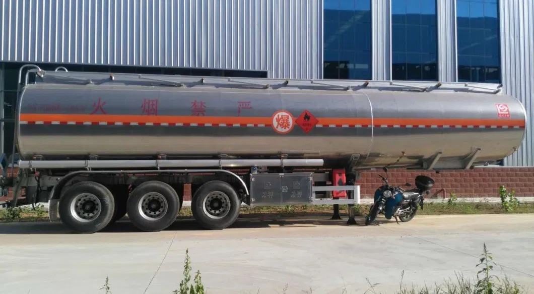 SLS9408 Tri-Axle Aluminum Tank Truck Trailer 40, 000L